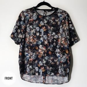 Zara Floral Short Sleeve